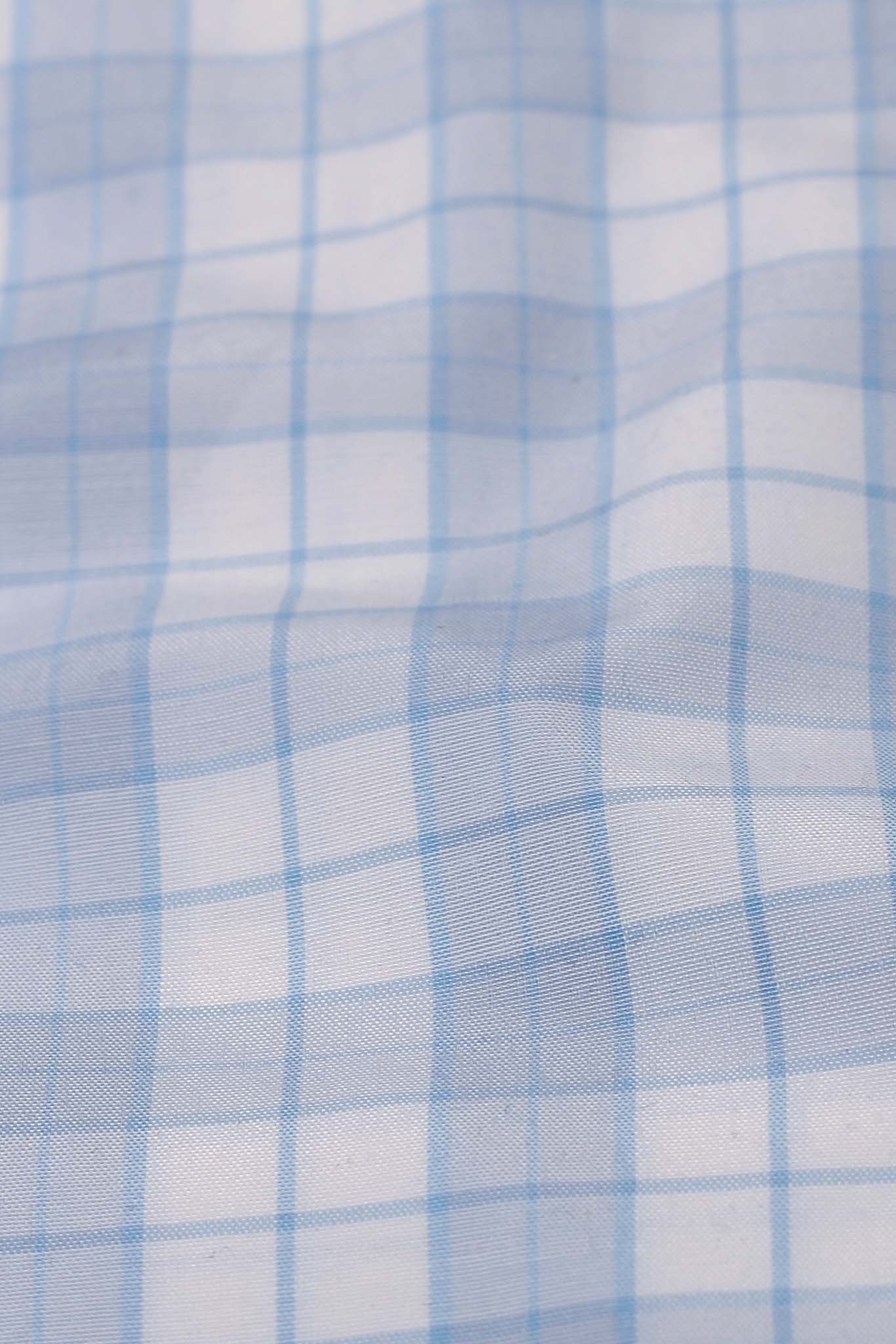 Sky Blue Tattersall Check