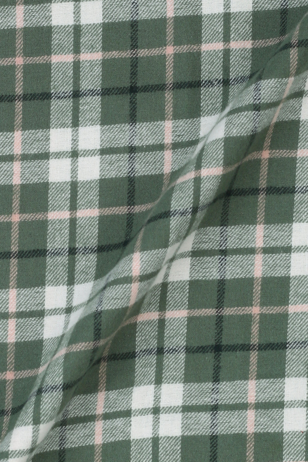 Pine Green Plaid Winter Flannel Shirt