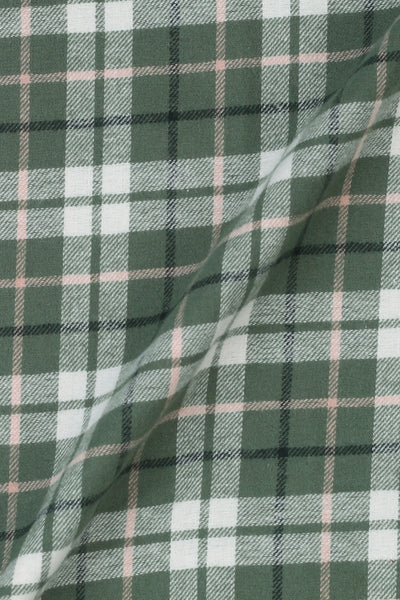 Pine Green Plaid Winter Flannel