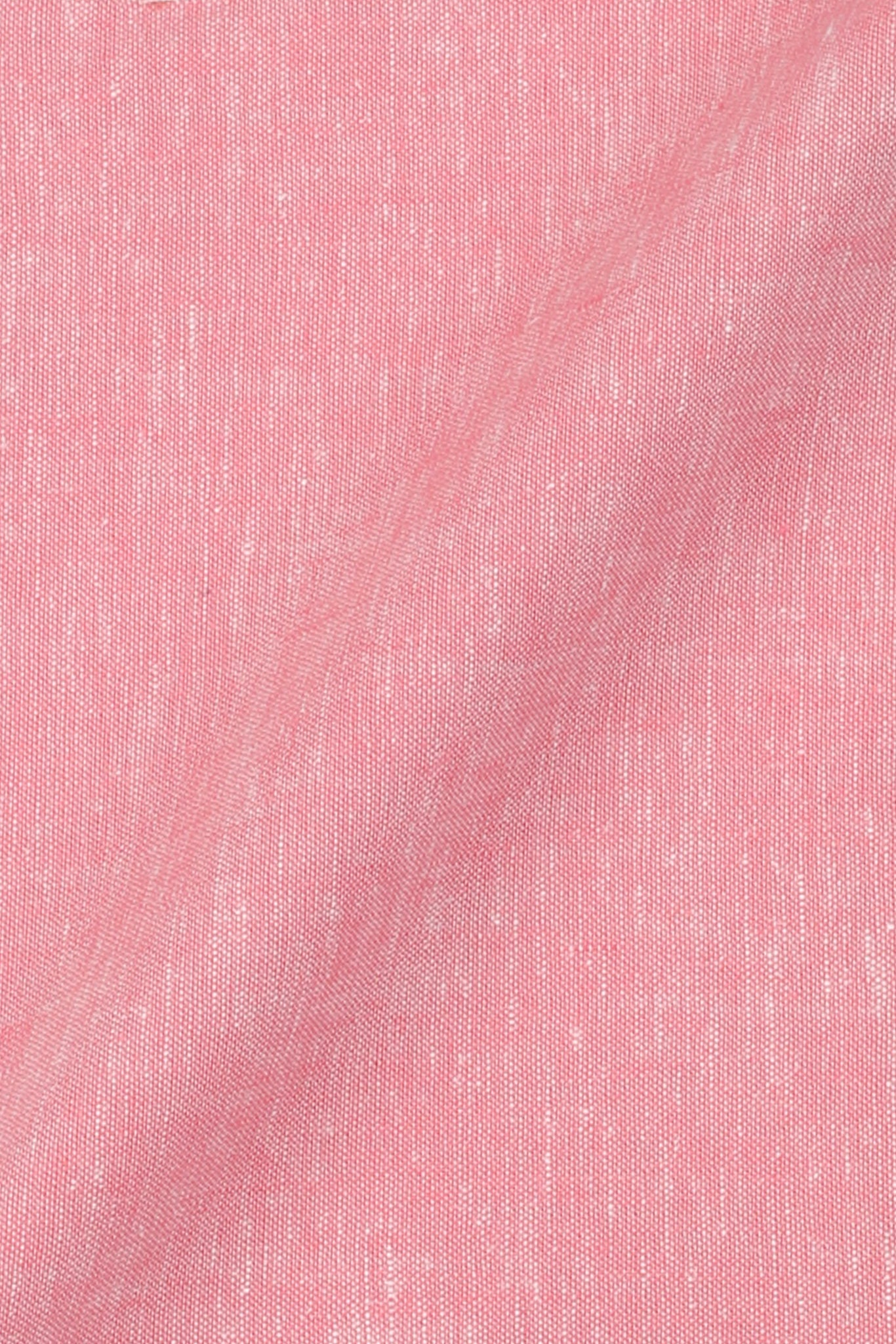 Salmon Pink Irish Linen Shirt