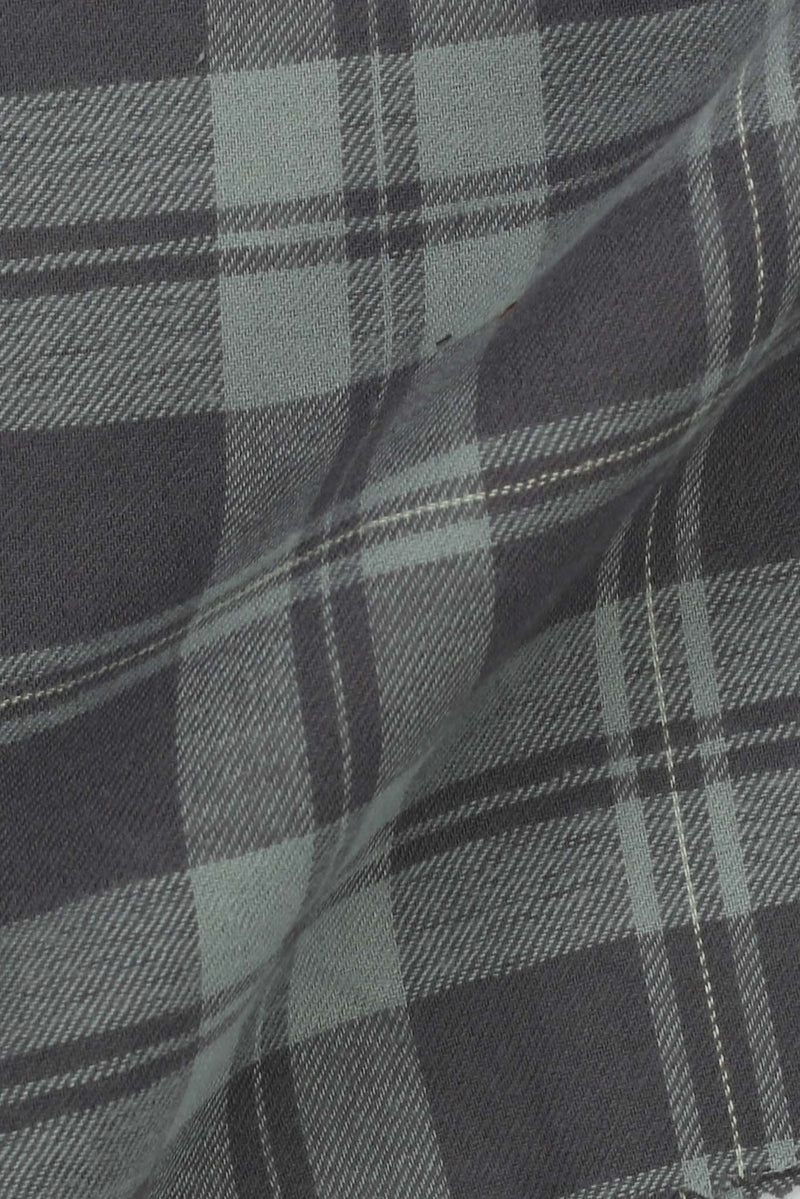 Sea Green Tartan Winter Flannel