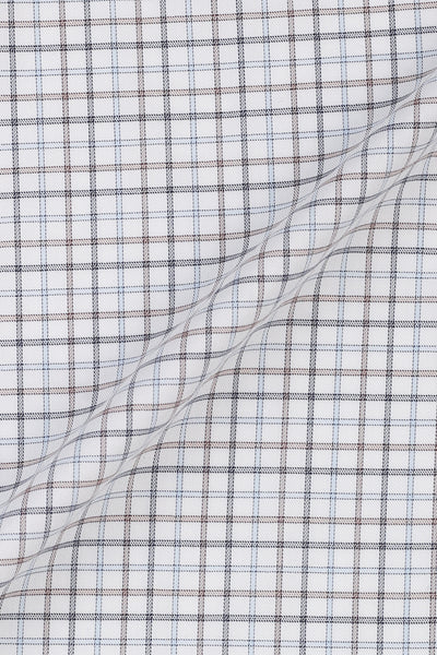 Hazel wood & Blue Grid Egyptian