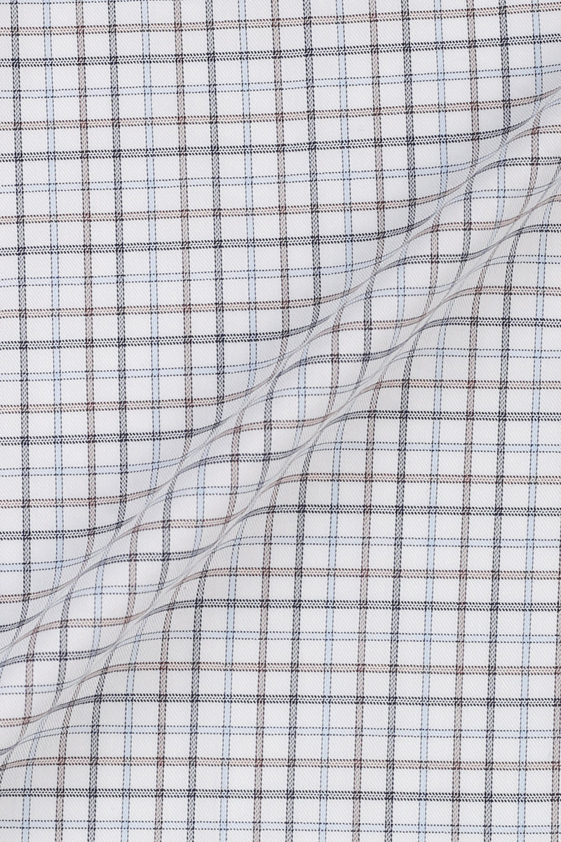Hazel wood & Blue Grid Egyptian