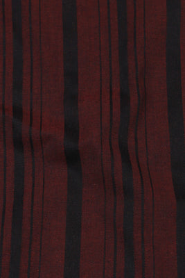Crisp Maroon Balanced Stripes