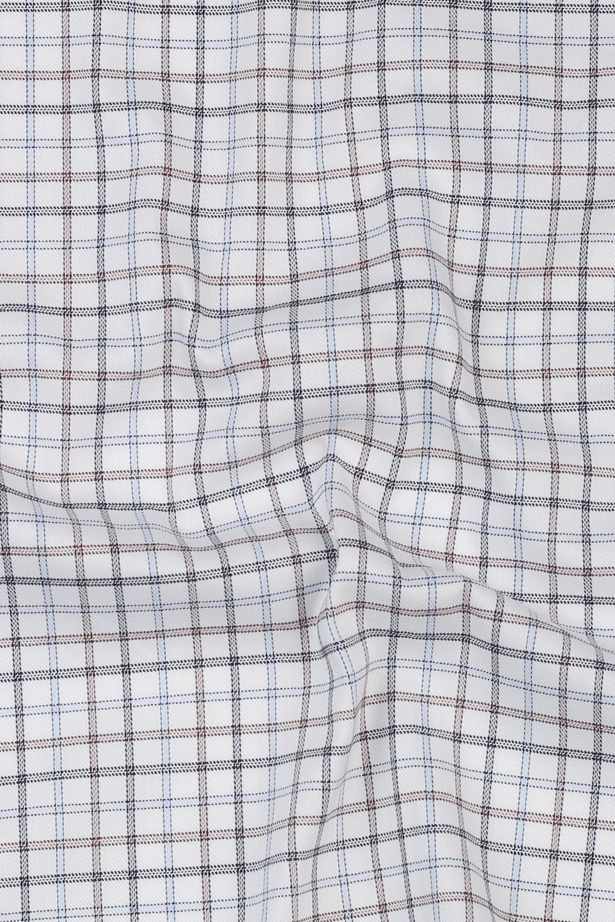 Hazel wood & Blue Grid Egyptian