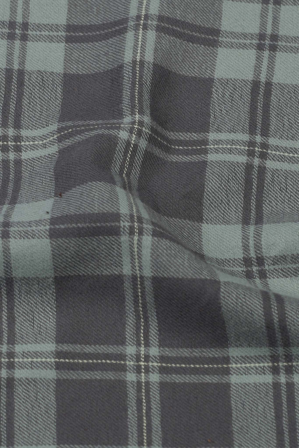 Sea Green Tartan Winter Flannel