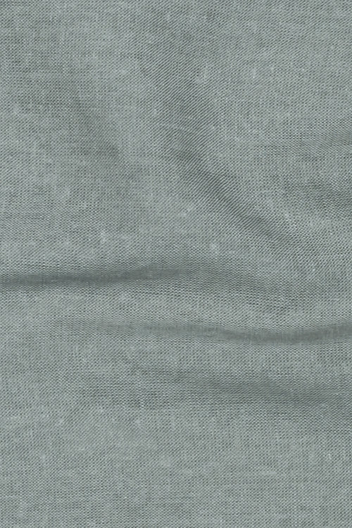 Aqua Grey Linen