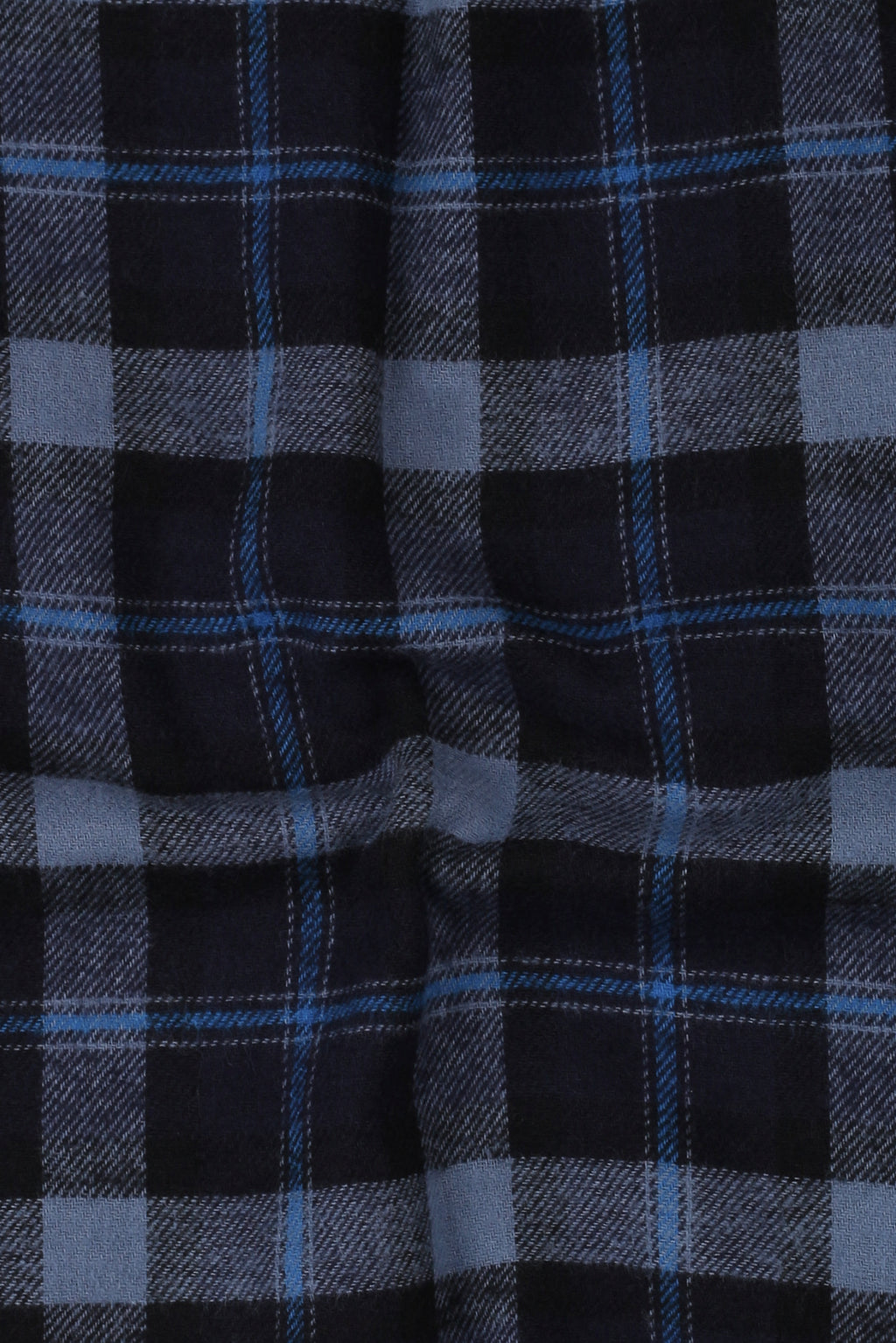 Soft Yale Blue Tartan Winter Flannel Shirt