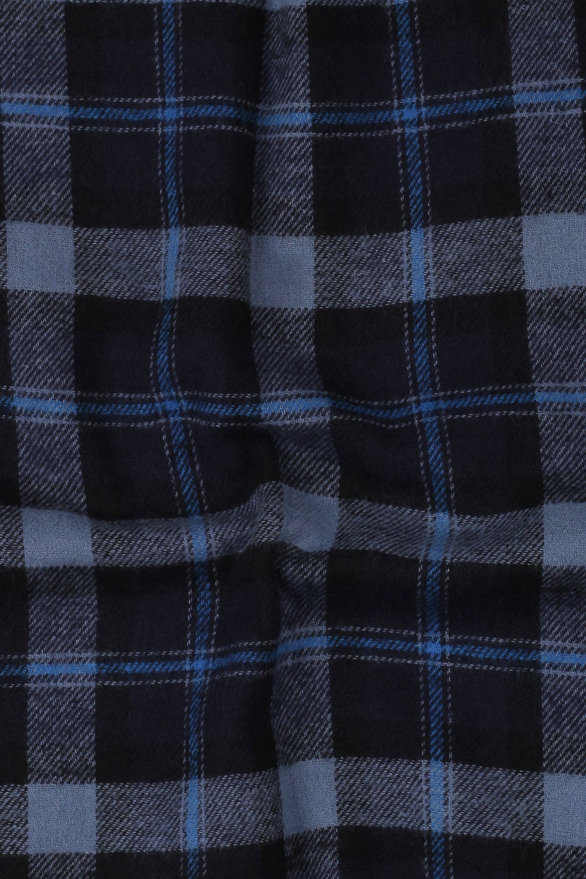 Soft Yale Blue Tartan Winter Flannel Shirt