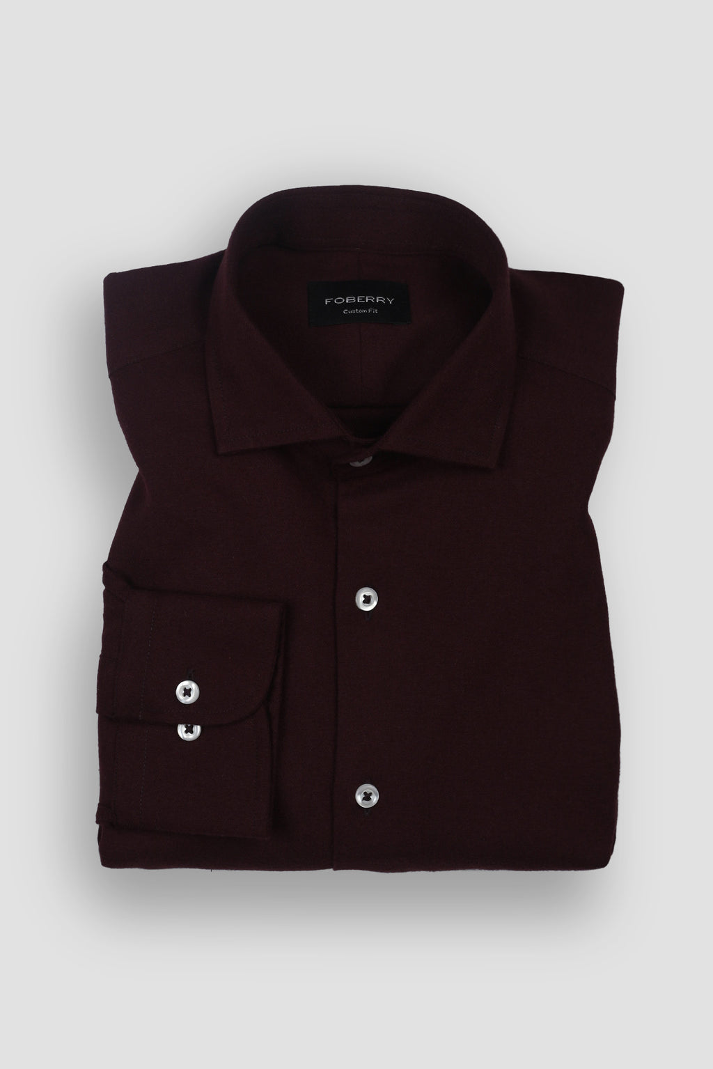 Maroon Winter Flannel Shirt