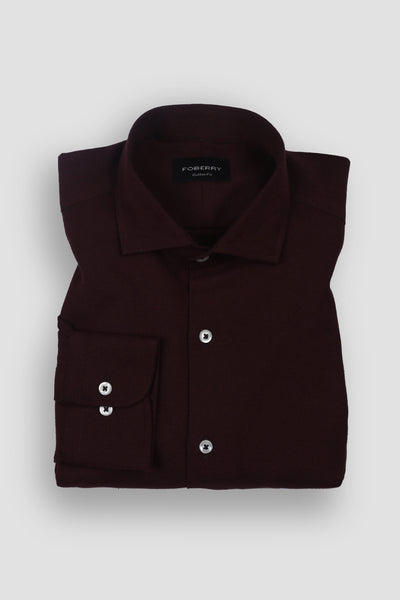 Maroon Winter Flannel Shirt