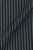 Teal Green and Grey Striped