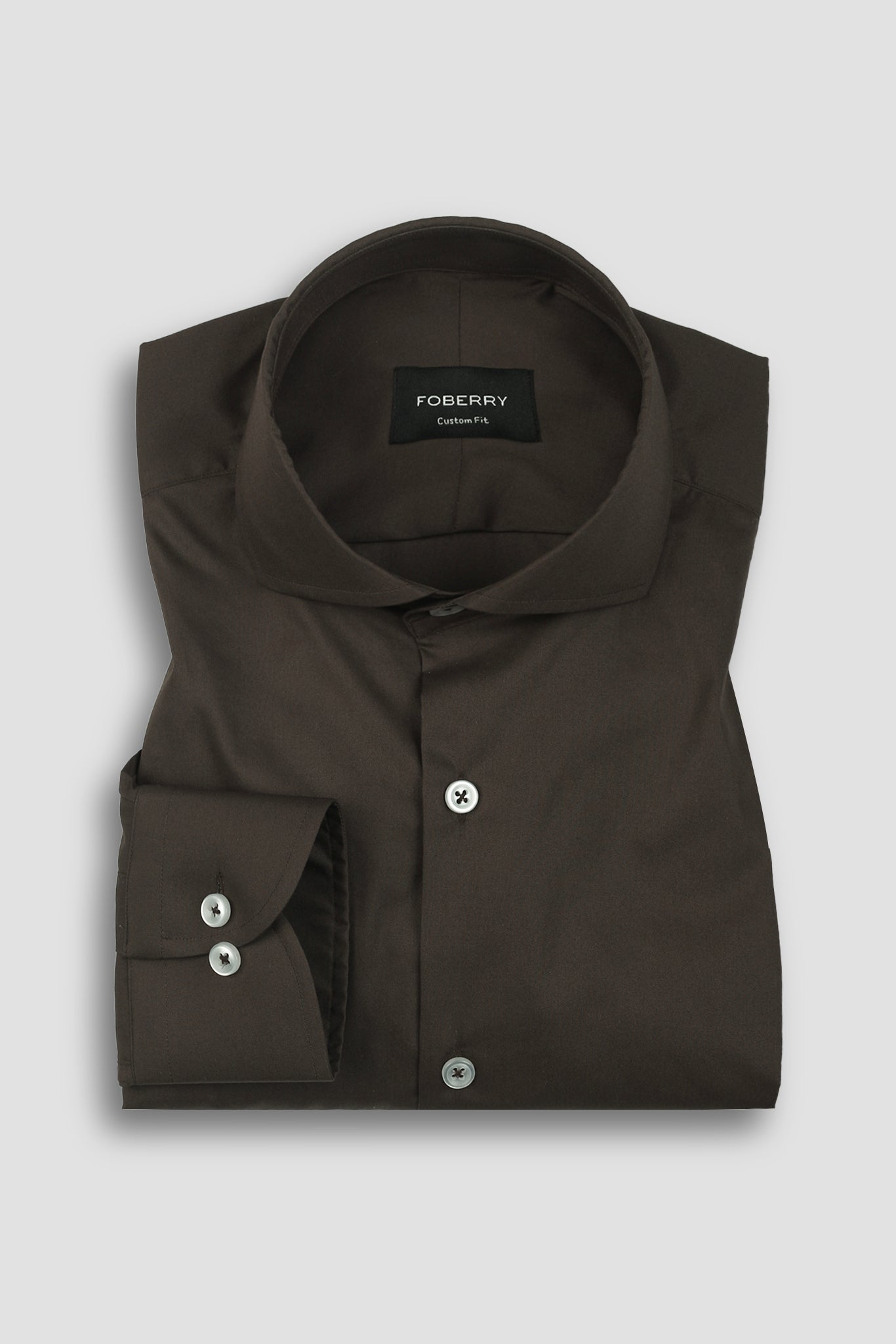 Soft Syrup Brown Poplin Shirt