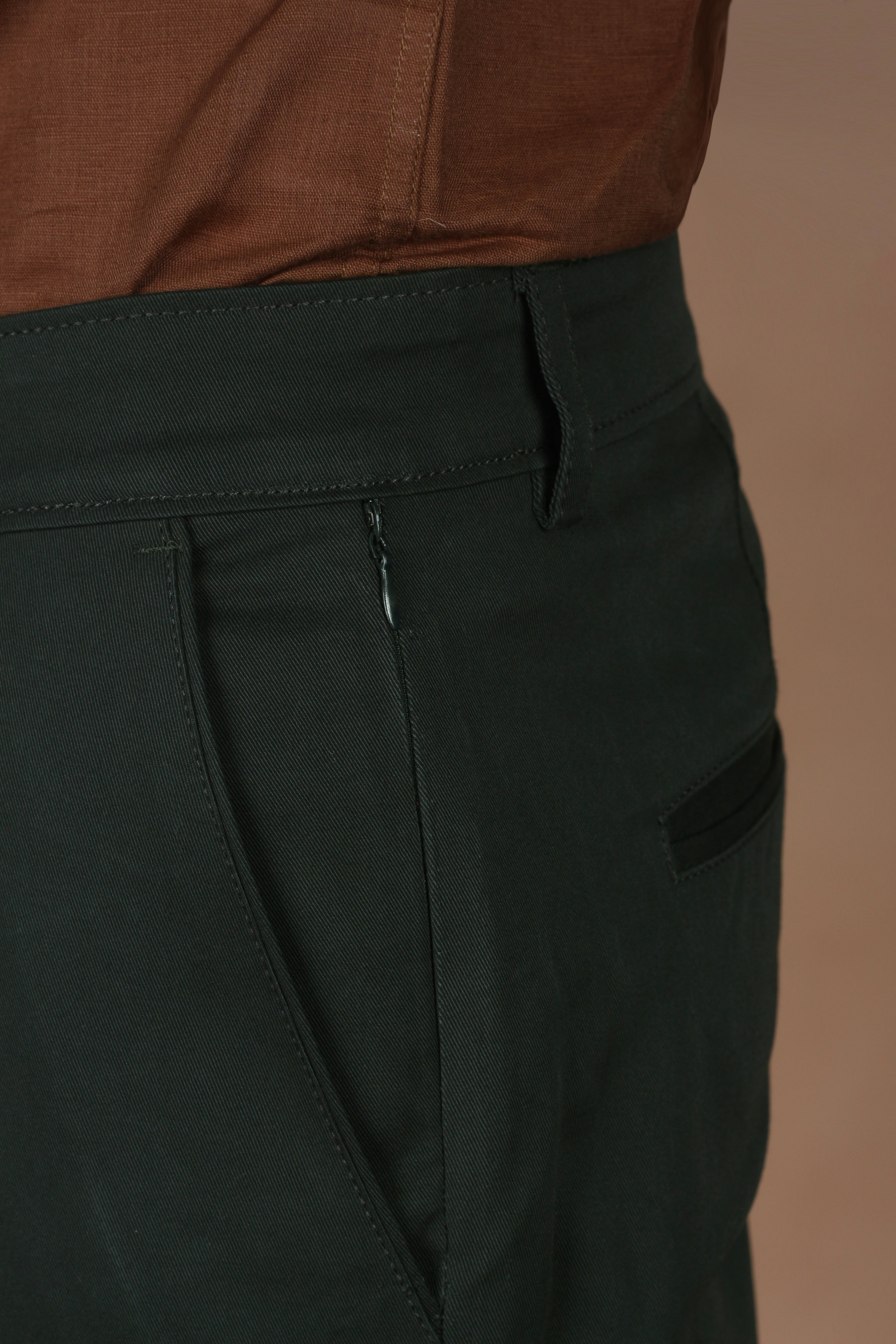 Forrest Green Twill Comfort Chinos