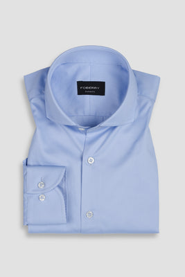 Soft Sky Blue Egyptian Twill Shirt
