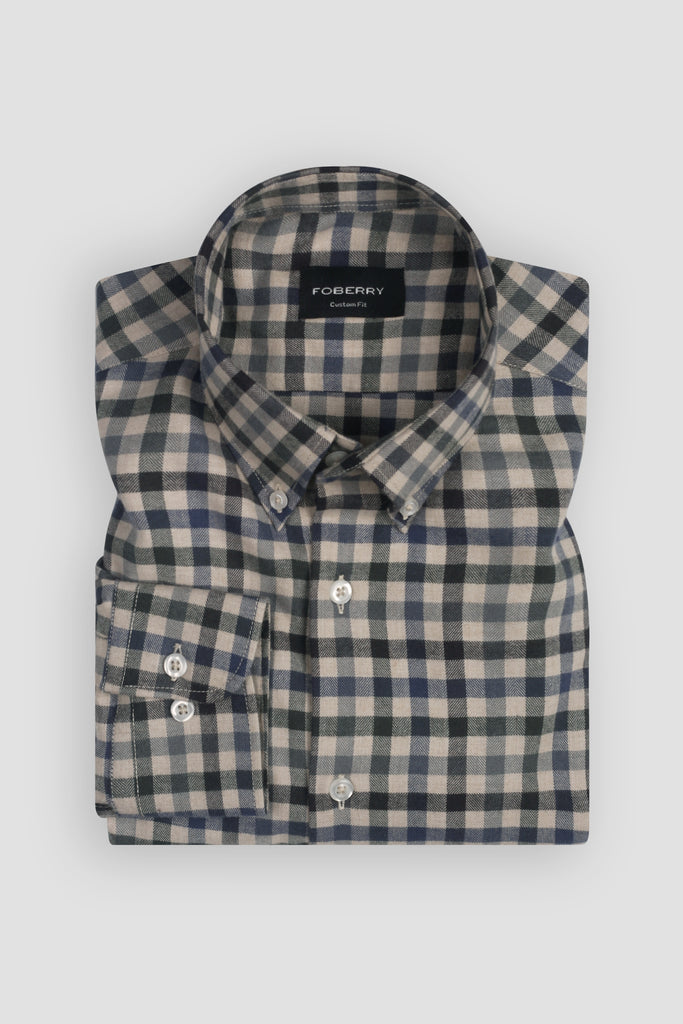 Multi Buffalo Checkered Winter Flannel Shirt