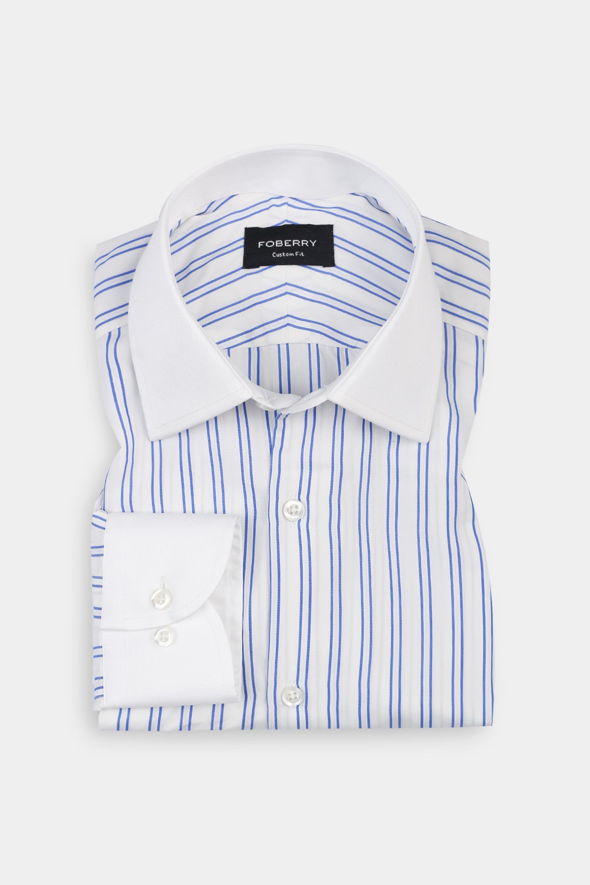 Royal Blue Dual Striped Shirt