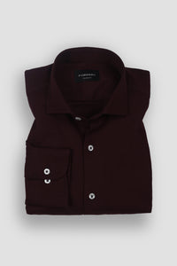 Maroon Winter Flannel Shirt