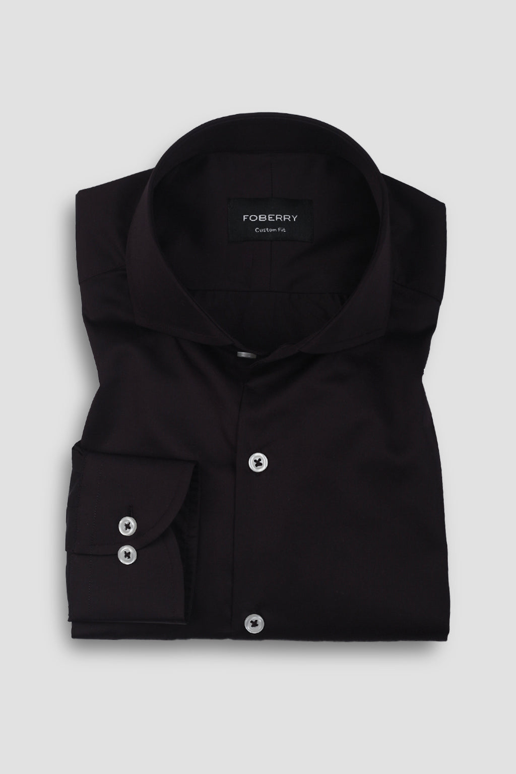 Deep Brown Egyptian Poplin Shirt