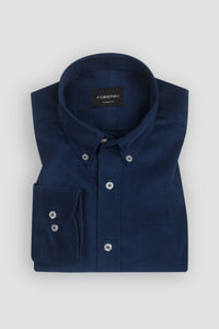 Soft French Blue Corduroy Shirt
