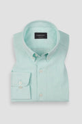 Soft Mint Green Irish Linen Shirt