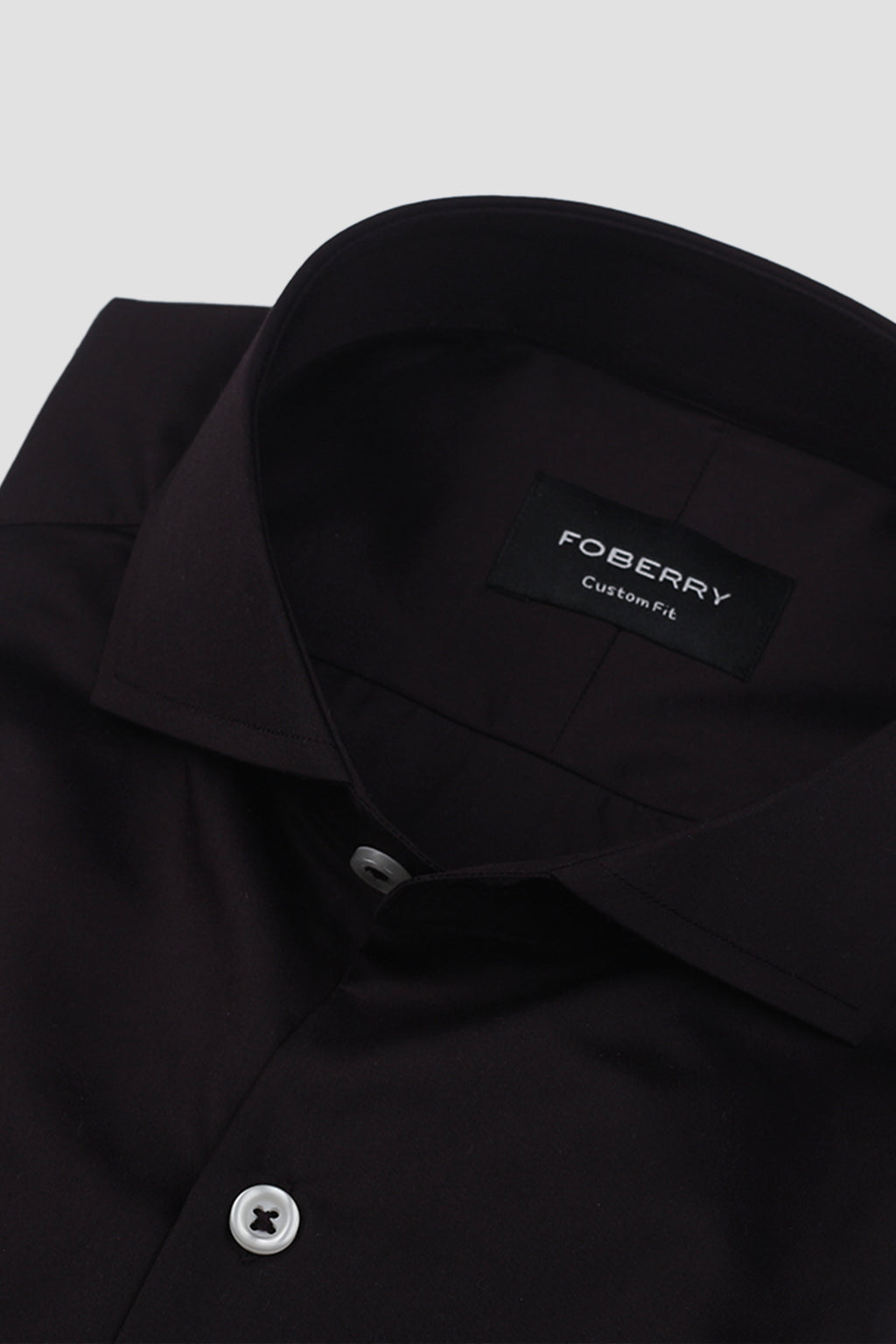 Deep Brown Egyptian Poplin Shirt