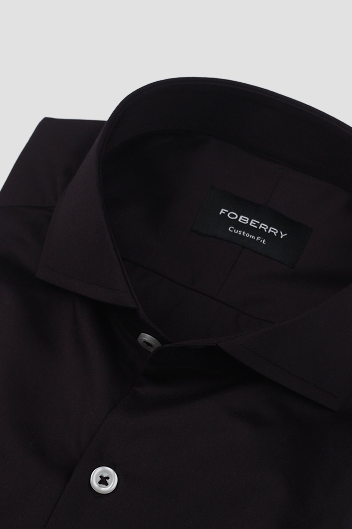 Deep Brown Egyptian Poplin Shirt