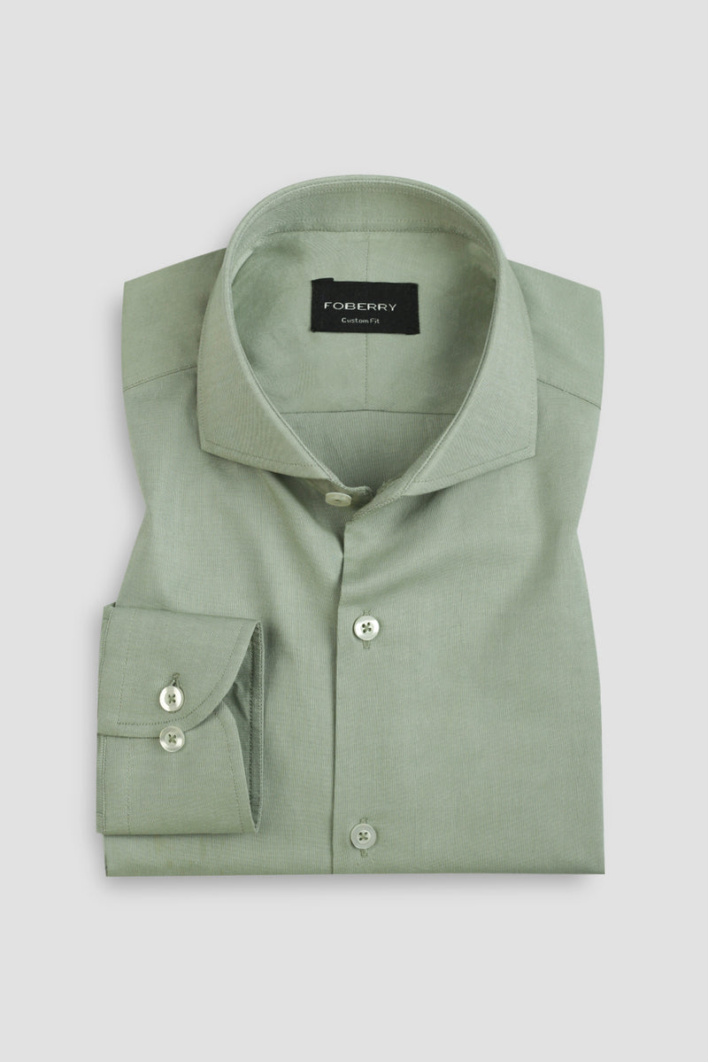 Pastel Green Royal Oxford Shirt