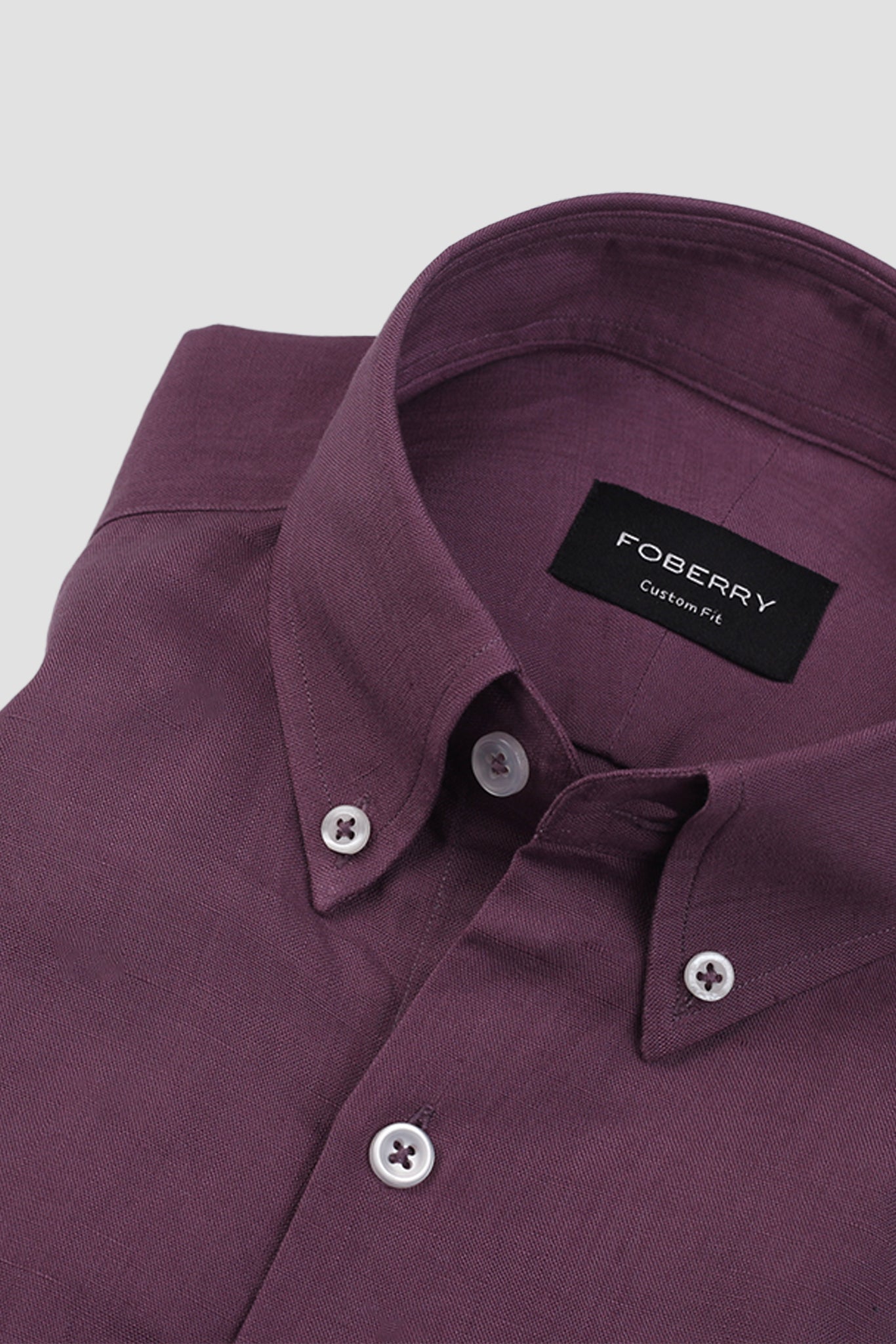 Purple EU Linen Shirt