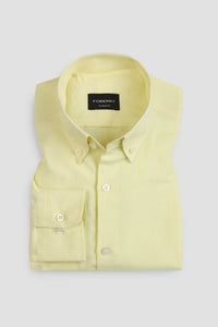 Yellow Lime Italian Linen Shirt