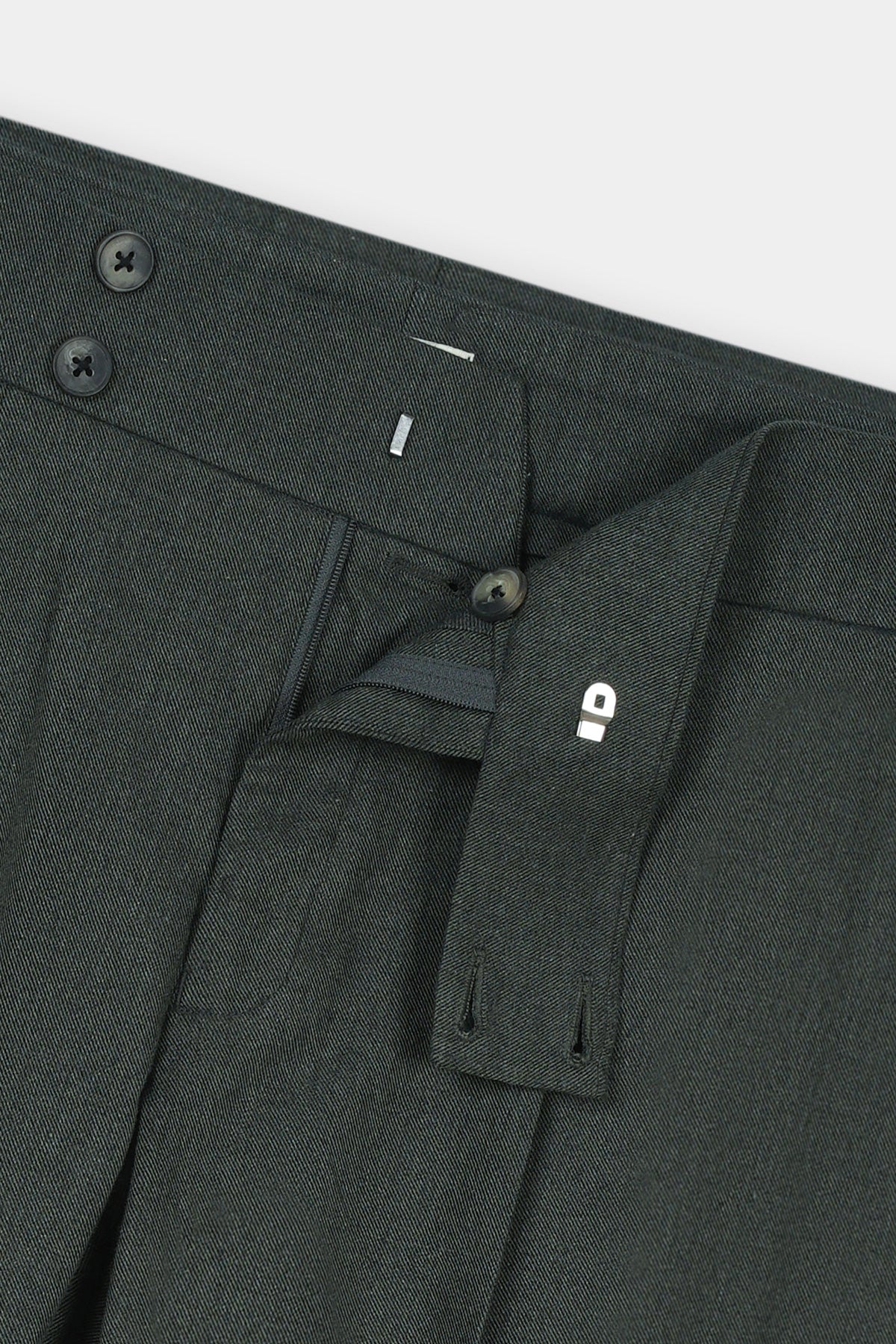 Olive Flannel Gurkha Trousers