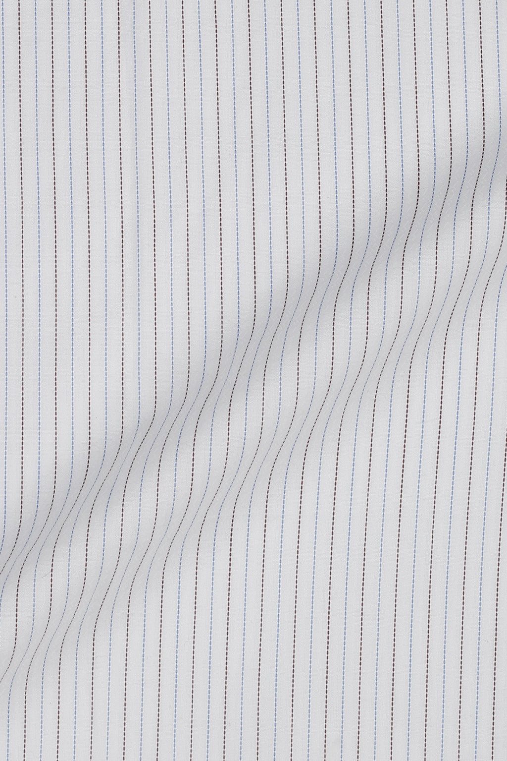 Brown & Blue Stitch Striped