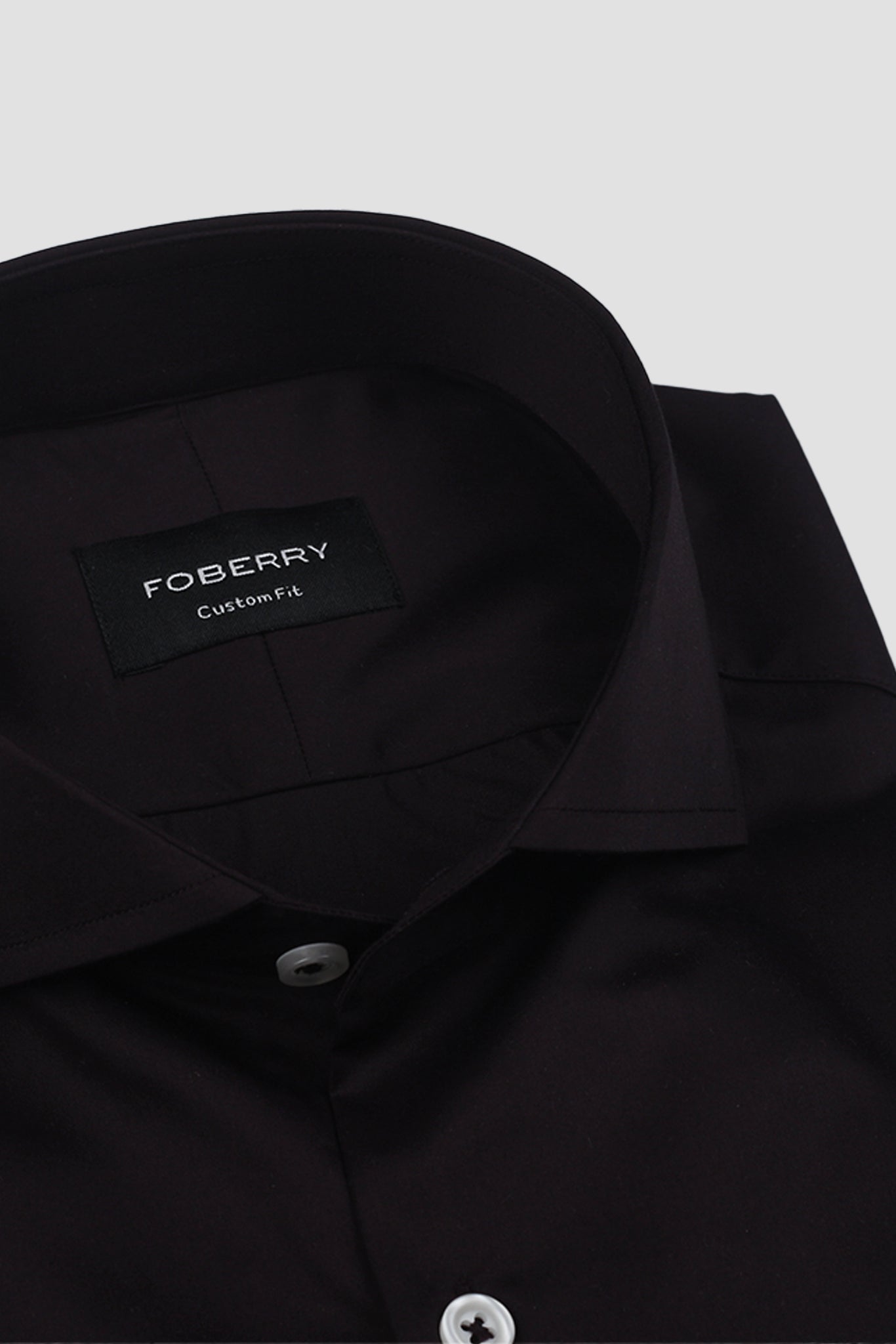Deep Brown Egyptian Poplin Shirt