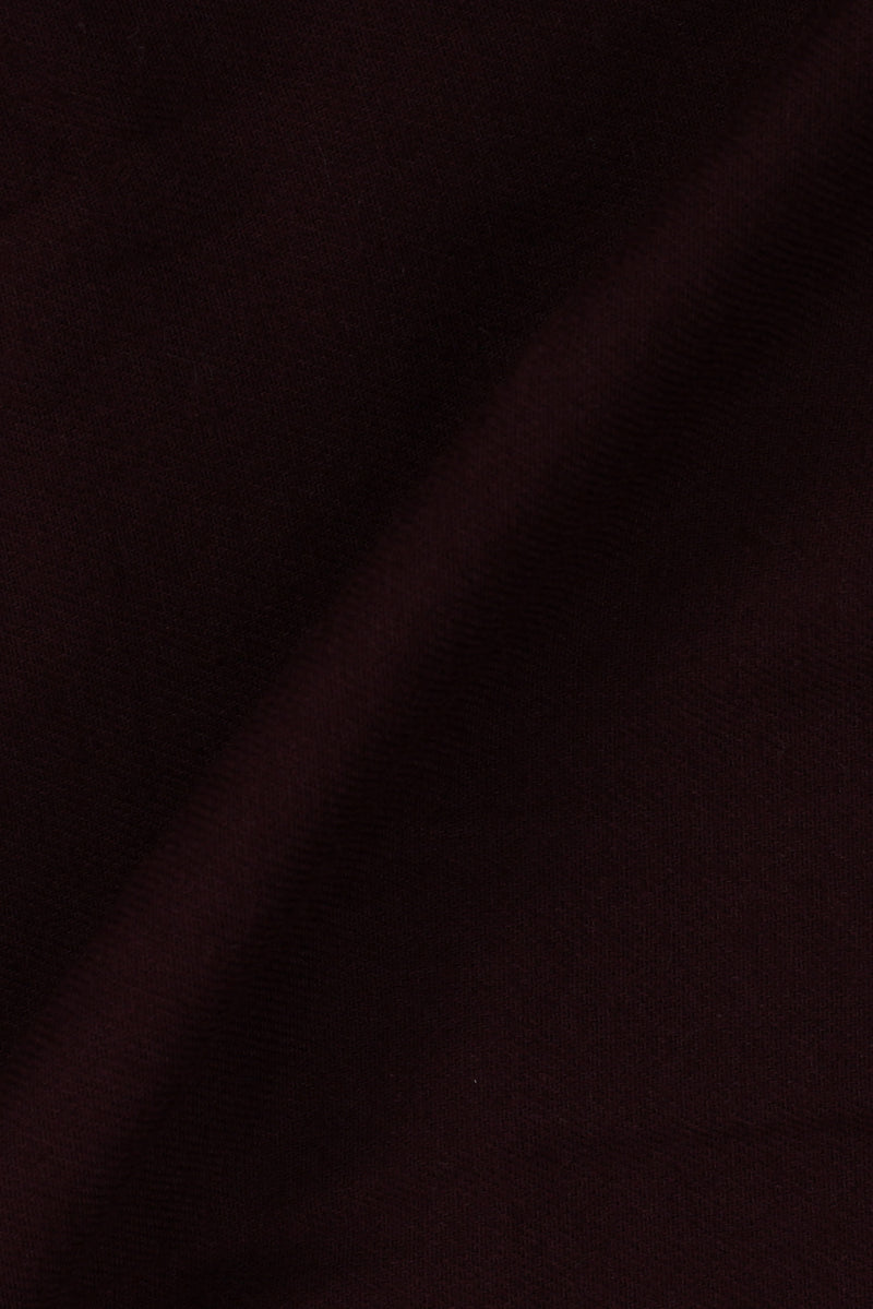Maroon Winter Flannel