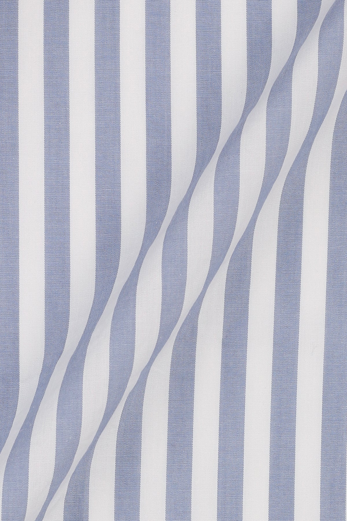 Sapphire Blue Bold Stripes Button Down Shirt