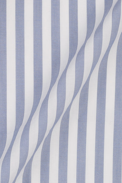 Sapphire Blue Bold Stripes