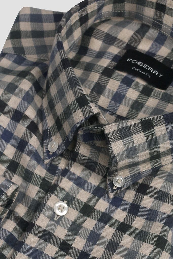 Multi Buffalo Checkered Winter Flannel Shirt