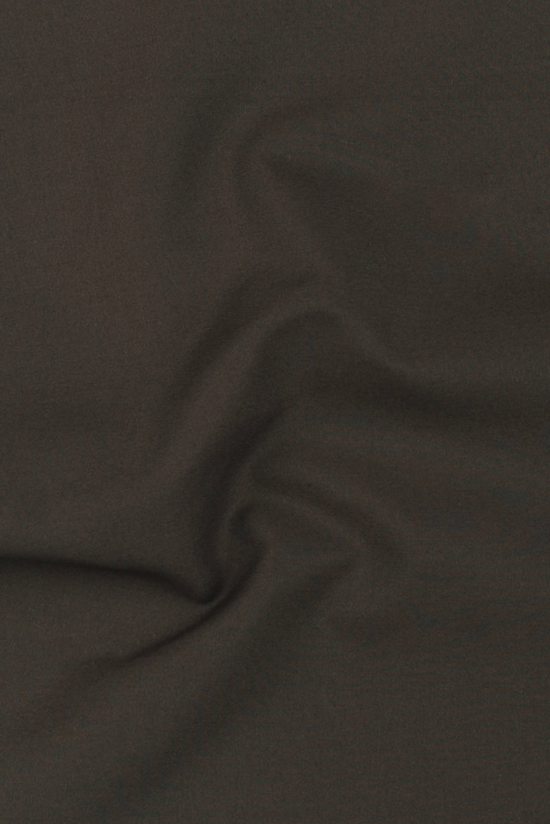 Soft Syrup Brown Poplin Shirt