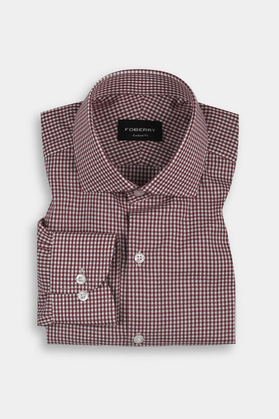 Dark Rusk Gingham Shirt