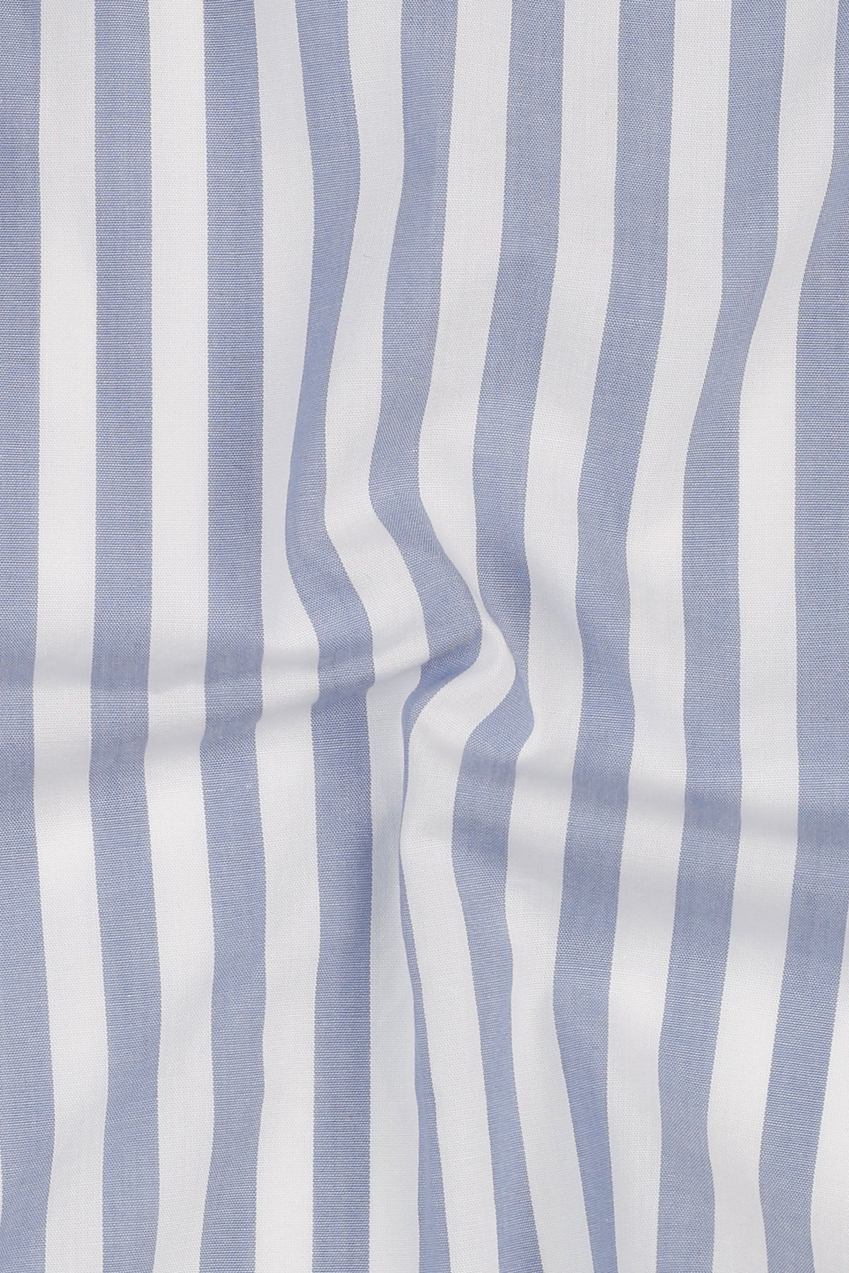 Sapphire Blue Bold Stripes Button Down Shirt