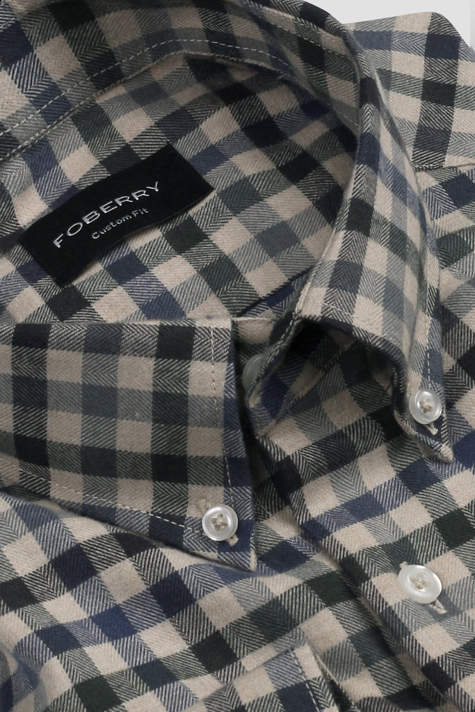 Multi Buffalo Checkered Winter Flannel Shirt