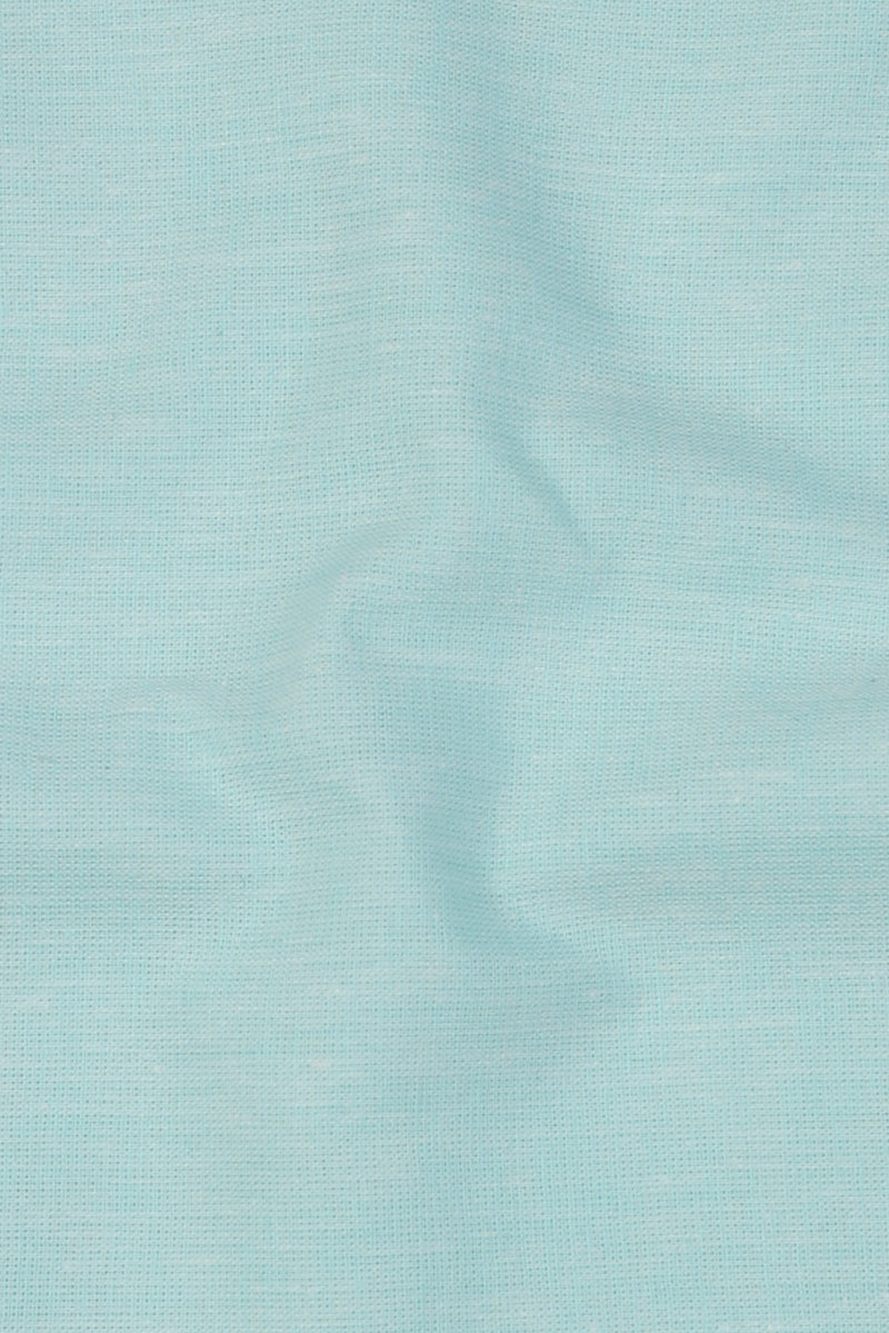 Soft Mint Green Irish Linen Shirt