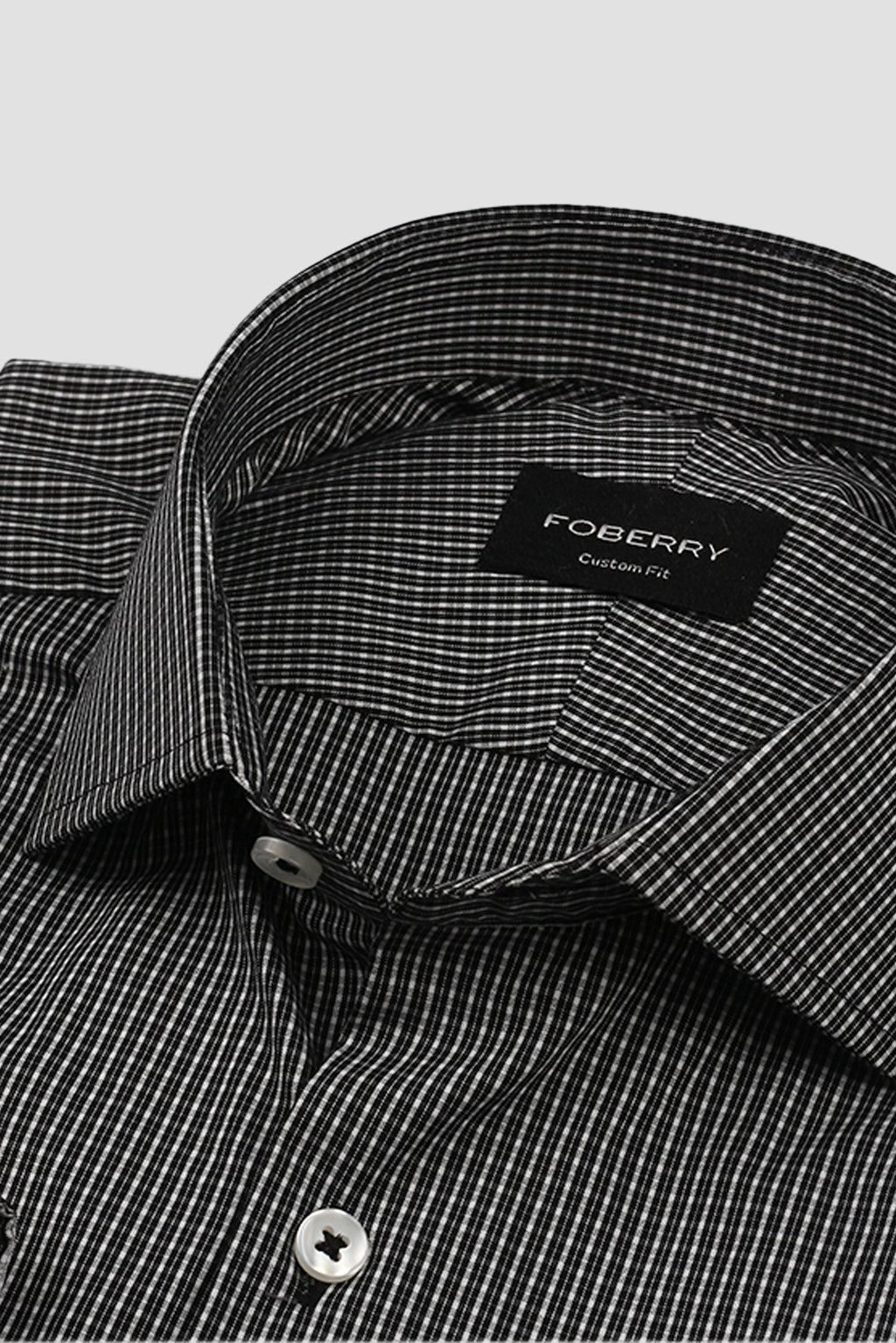 White & Black Watch Check Shirt