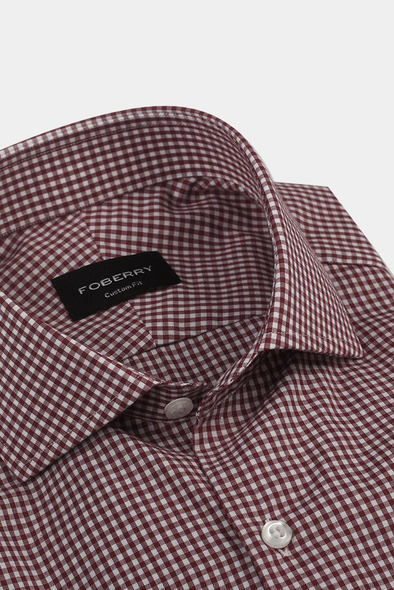 Dark Rusk Gingham Shirt