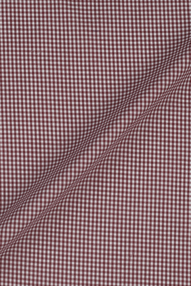 Dark Rust Gingham