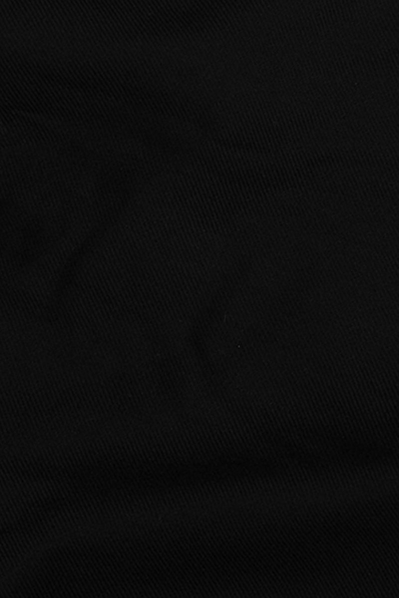 Soft Black Twill 2 Ply Cotton