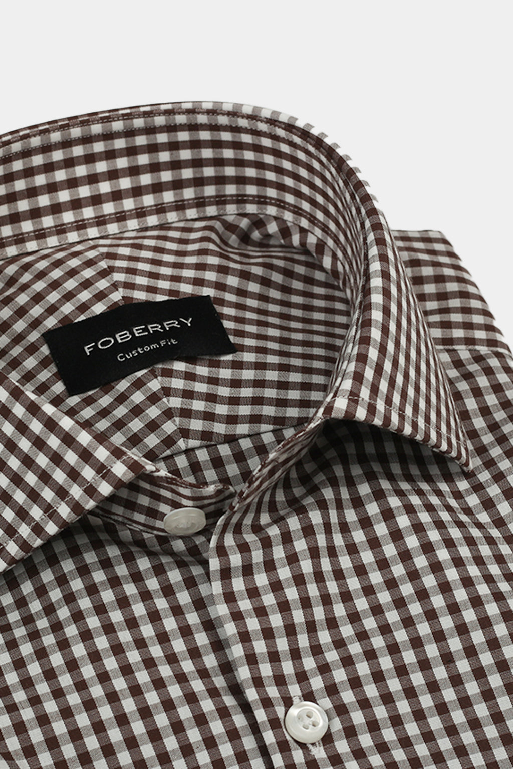 Mustard Brown Gingham Shirt