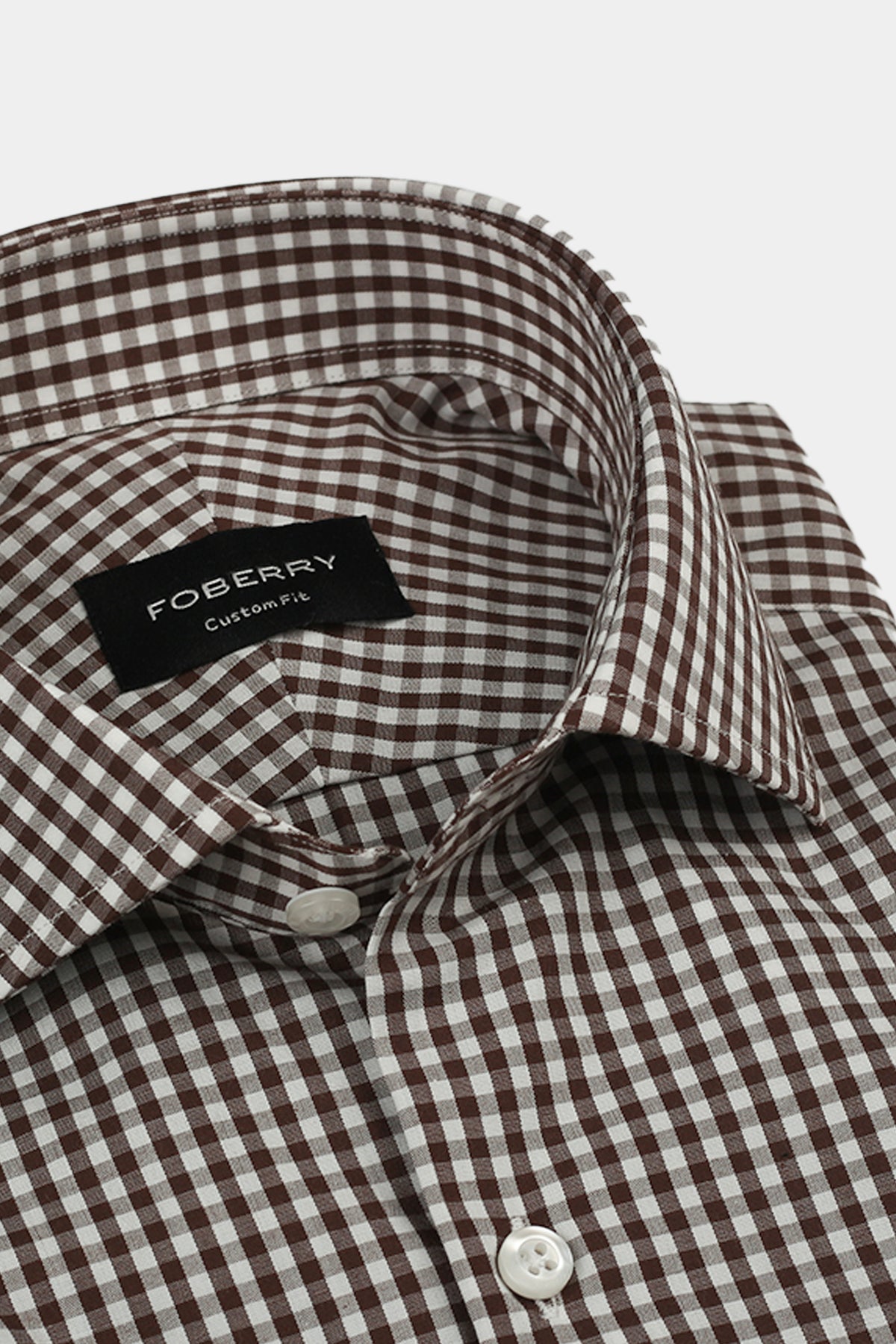 Mustard Brown Gingham Shirt