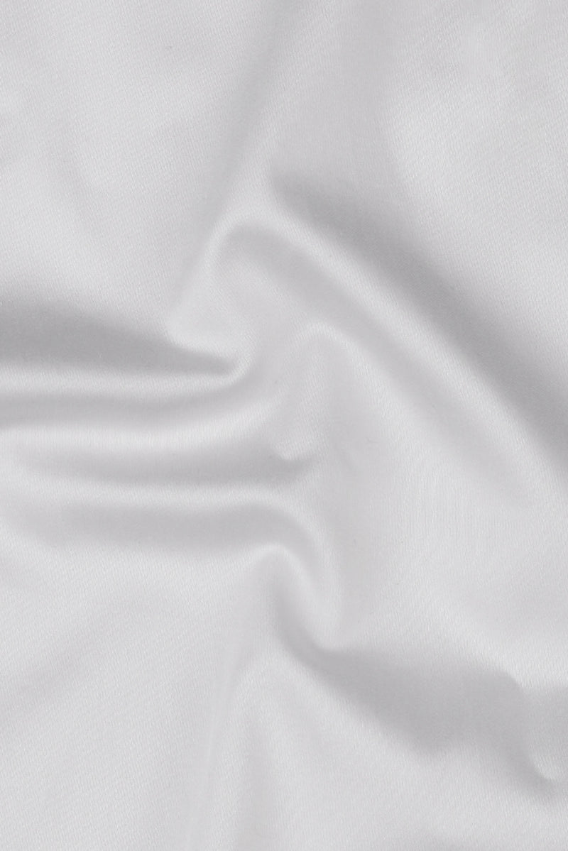 Ash Grey Egyptian Poplin Pin Collar Shirt