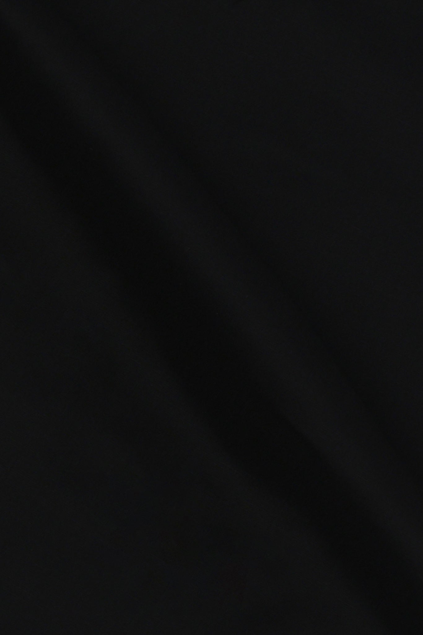Black Linen Cut Away Collar Shirt - Foberry Pakistan